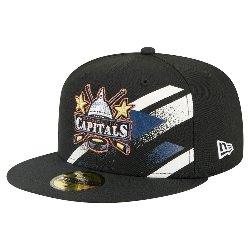 Washington Capitals New Era Faded Lines 59FIFTY Fitted Hat -  NHL Hats