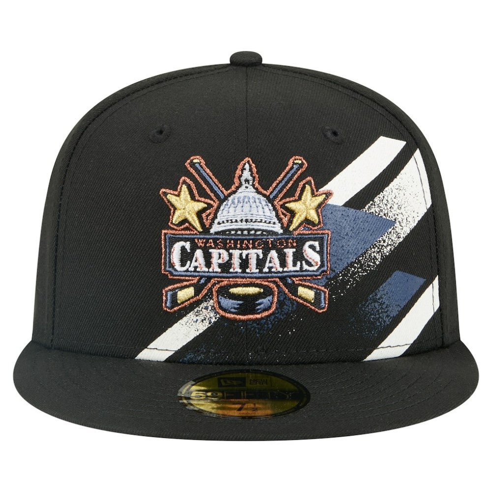 Washington Capitals New Era Faded Lines 59FIFTY Fitted Hat -  NHL Hats
