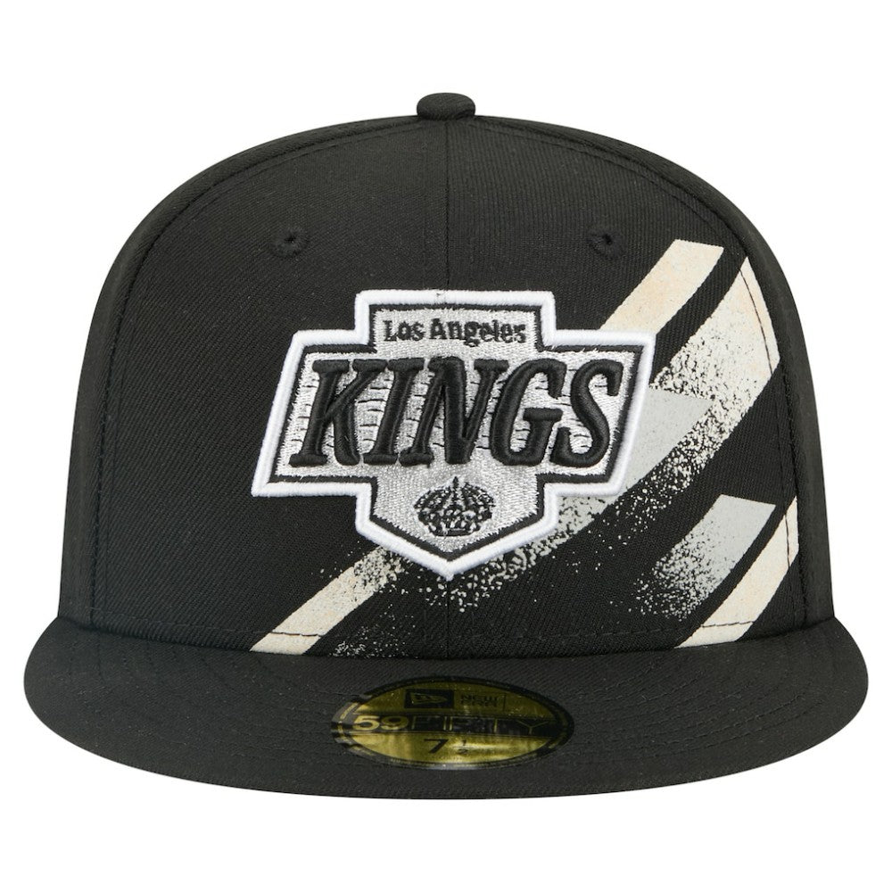Los Angeles Kings New Era Faded Lines 59FIFTY Fitted Hat -  NHL Hats