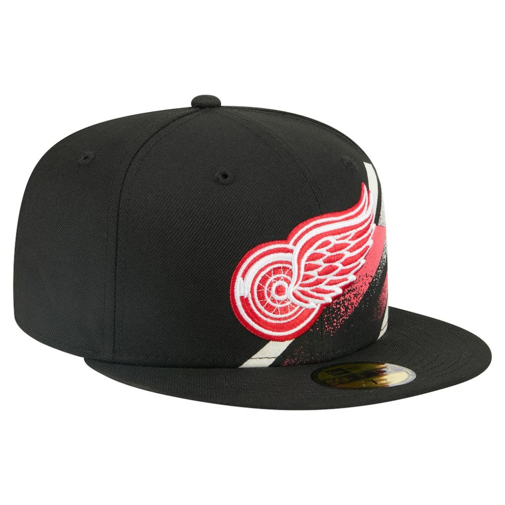 Detroit Red Wings New Era Faded Lines 59FIFTY Fitted Hat -  NHL Hats