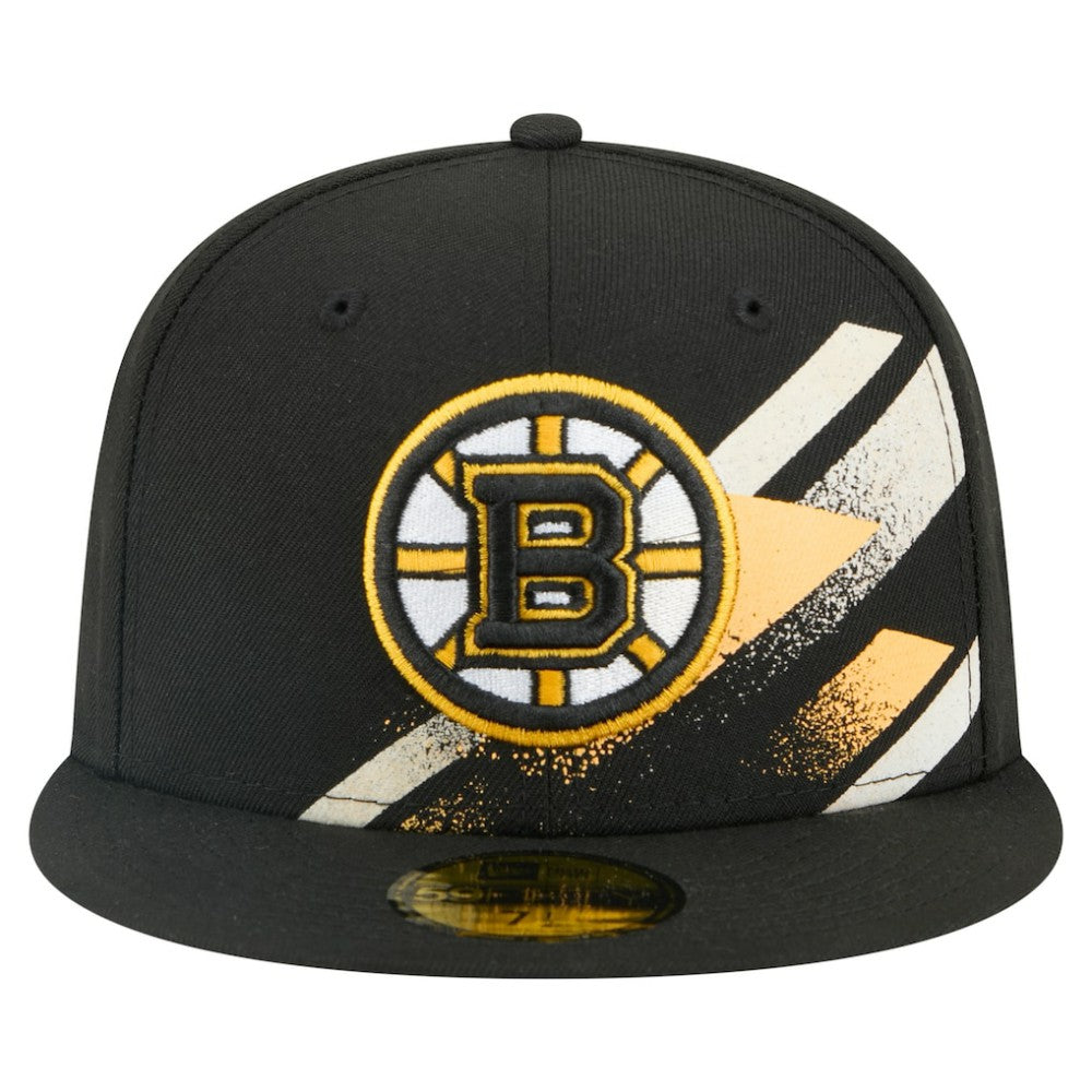 Boston Bruins New Era Faded Lines 59FIFTY Fitted Hat -  NHL Hats