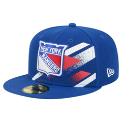 New York Rangers New Era Faded Lines 59FIFTY Fitted Hat -  NHL Hats
