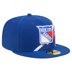 New York Rangers New Era Faded Lines 59FIFTY Fitted Hat -  NHL Hats