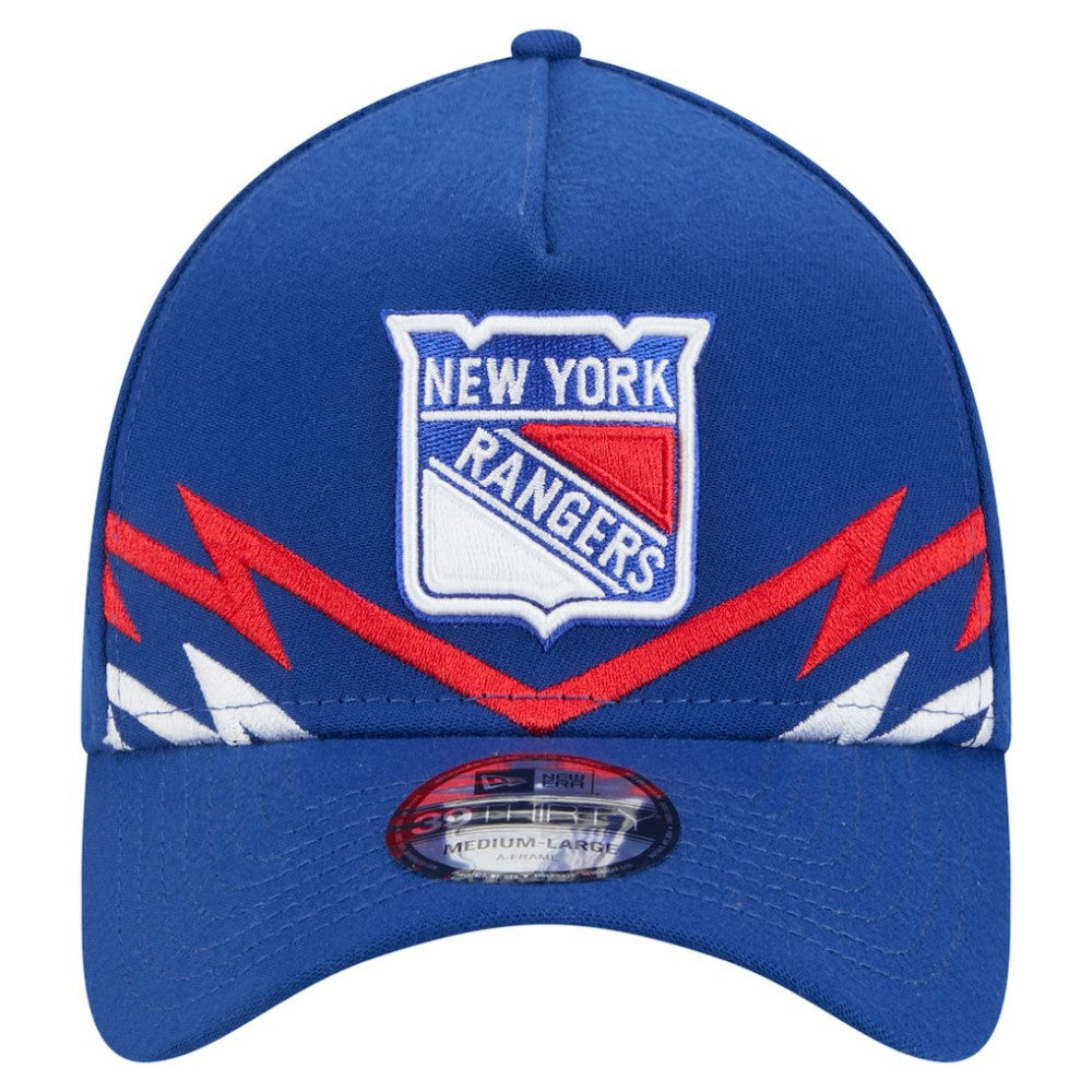 New York Rangers New Era 39THIRTY A-Frame Perforated Flex Hat -  NHL Hats