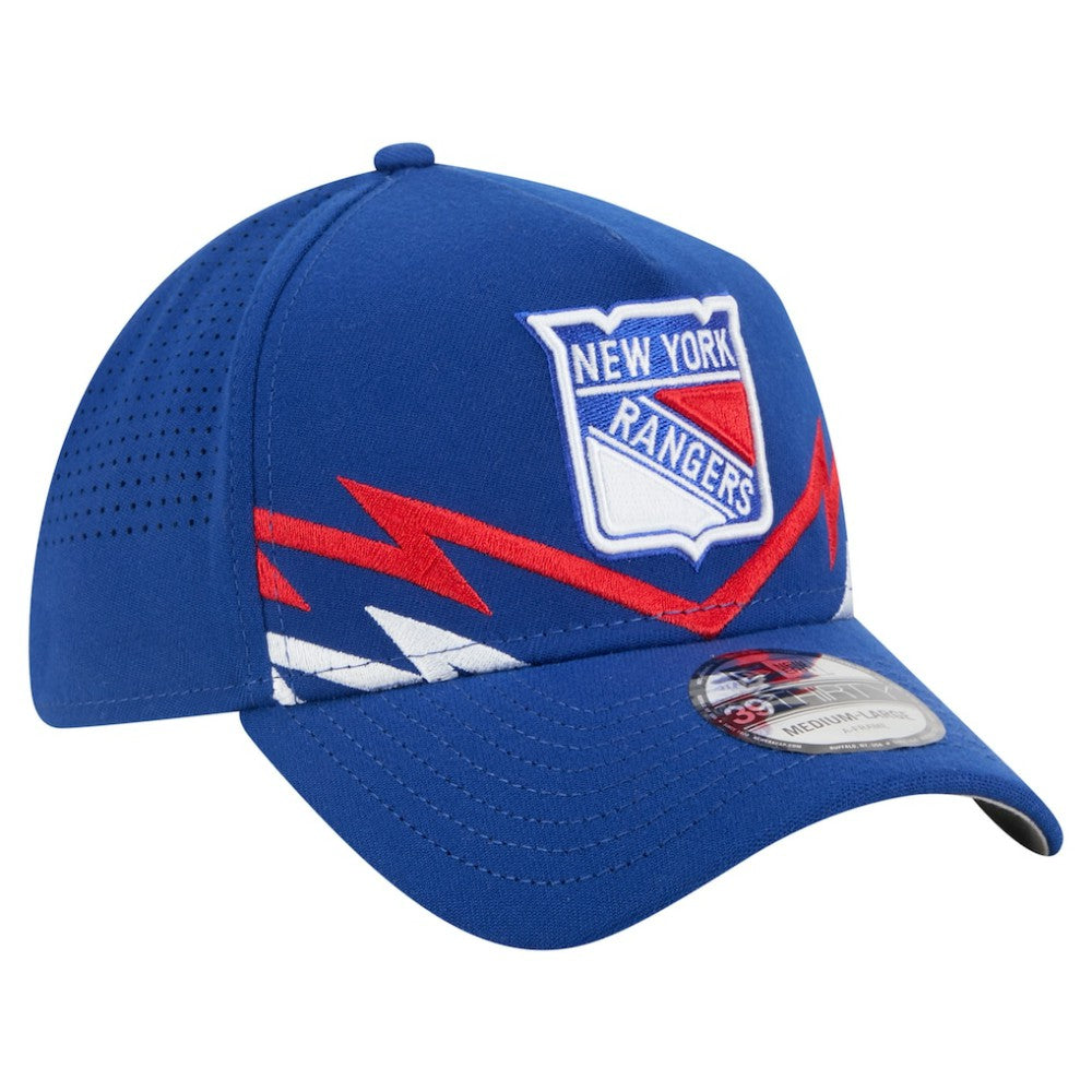 New York Rangers New Era 39THIRTY A-Frame Perforated Flex Hat -  NHL Hats