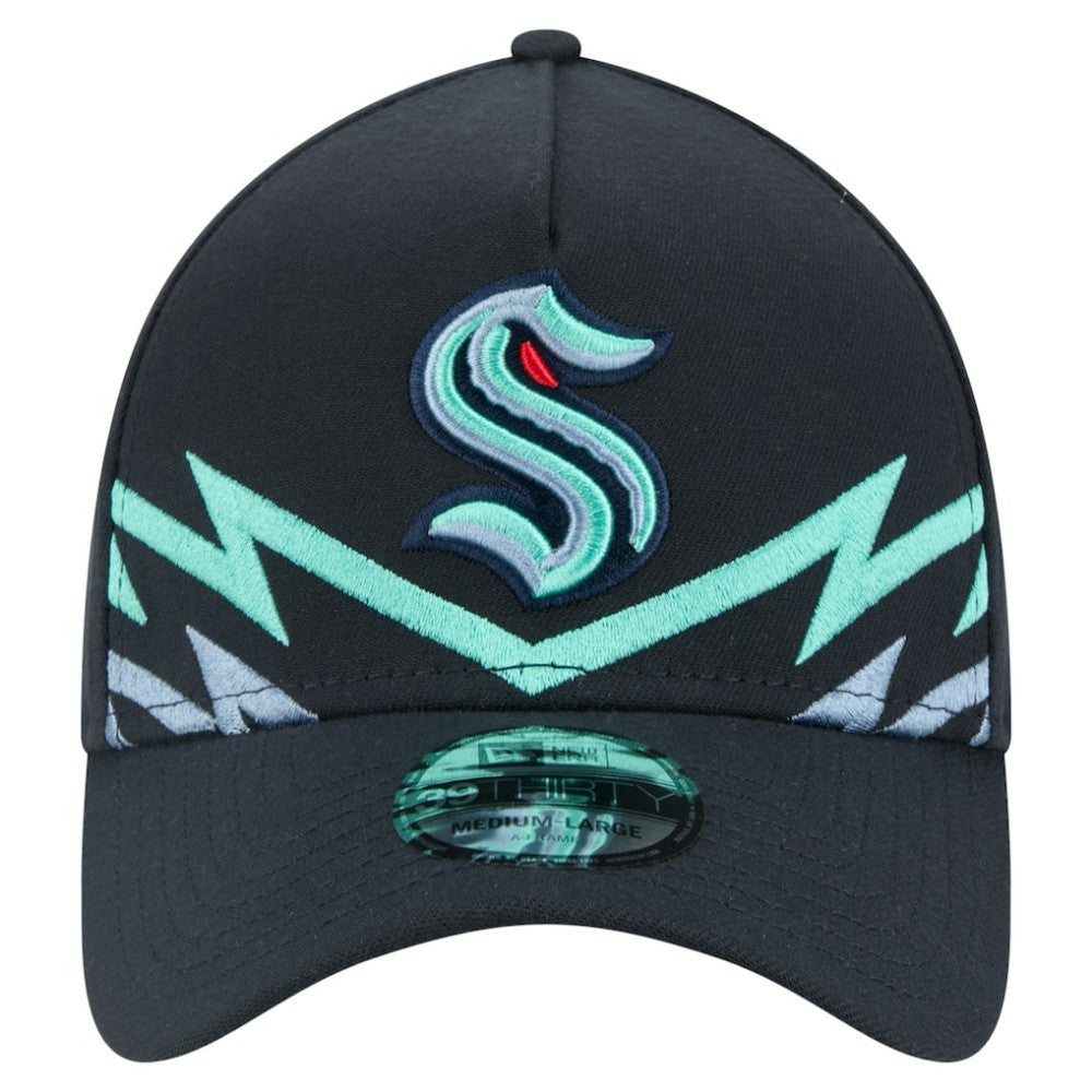 Seattle Kraken New Era Zig Zag 39THIRTY A-Frame Perforated Flex Hat -  NHL Hats