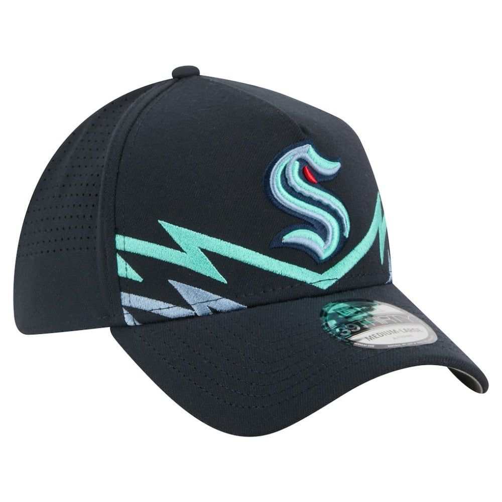 Seattle Kraken New Era Zig Zag 39THIRTY A-Frame Perforated Flex Hat -  NHL Hats