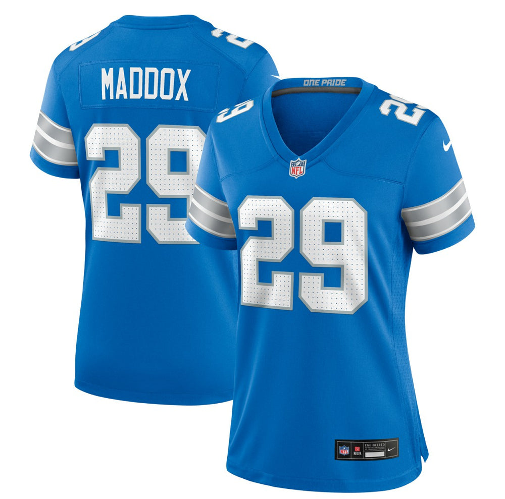Detroit Lions Avonte Maddox  Women's Team Game Jersey | NFL Discount