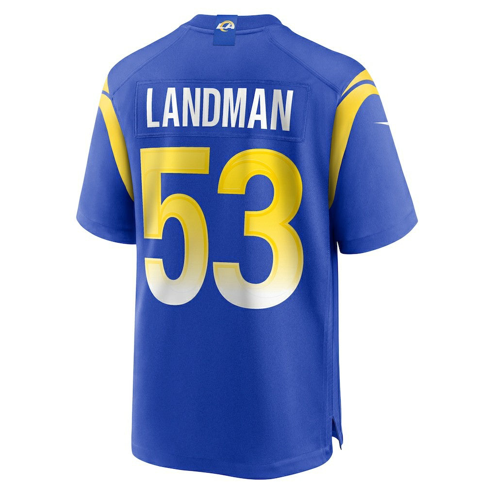Los Angeles Rams Nate Landman  Team Game Jersey | NFL Hot
