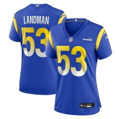 Los Angeles Rams Nate Landman  Women's Team Game Jersey | NFL US