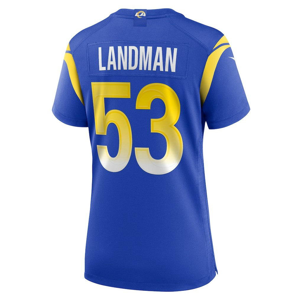 Los Angeles Rams Nate Landman  Women's Team Game Jersey | NFL US