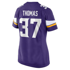 Minnesota Vikings Tavierre Thomas  Women's Team Game Jersey | NFL Discount