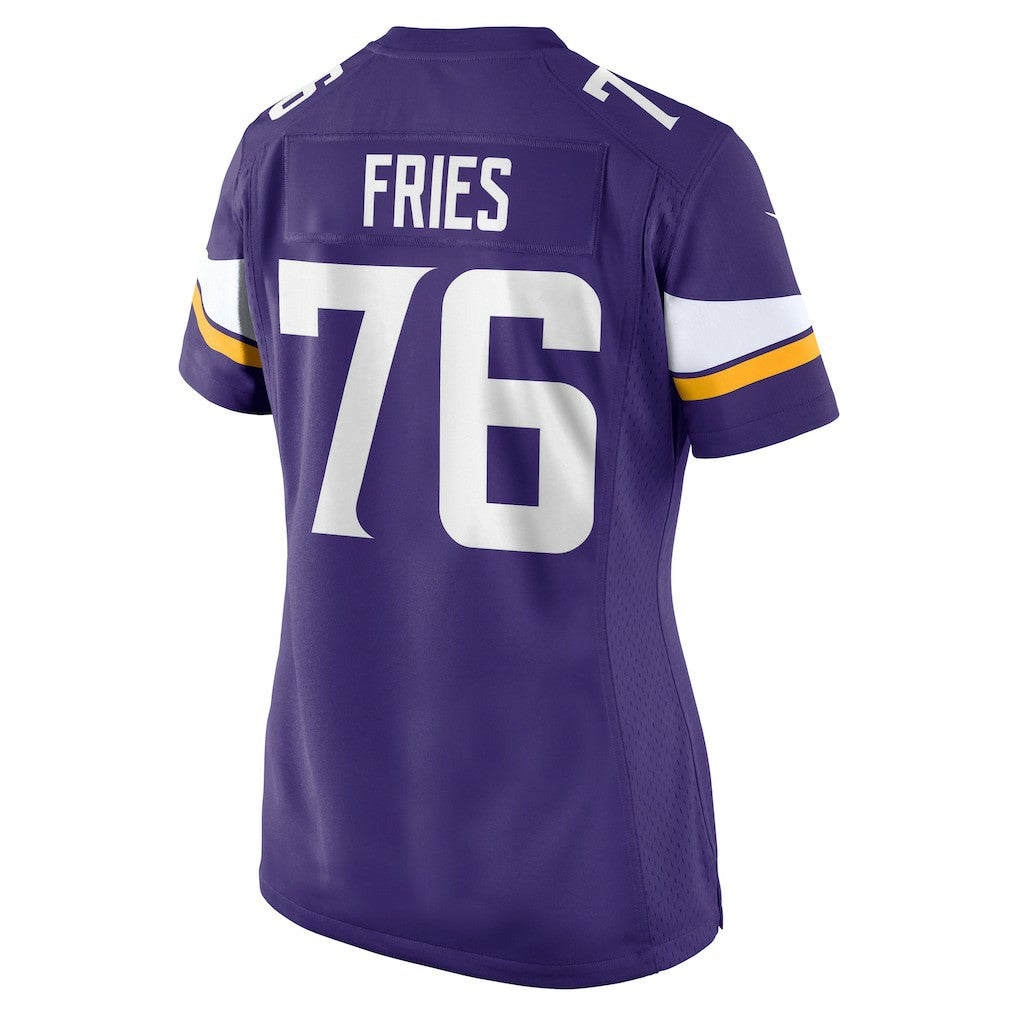 Minnesota Vikings Will Fries  Women's Team Game Jersey | NFL US