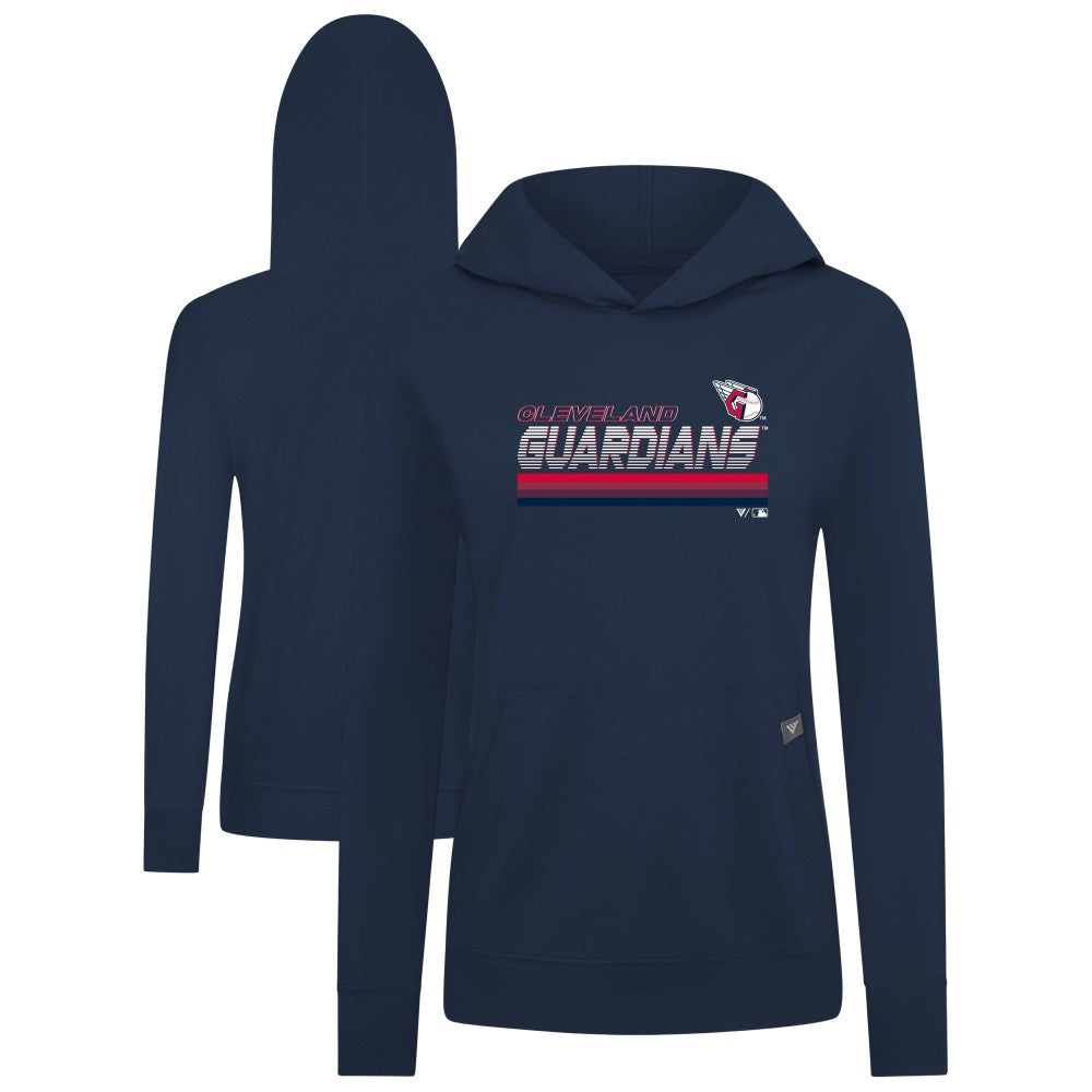 Cleveland Guardians Levelwear Women's Relay Breaker Pullover Hoodie - MLB Hoodies