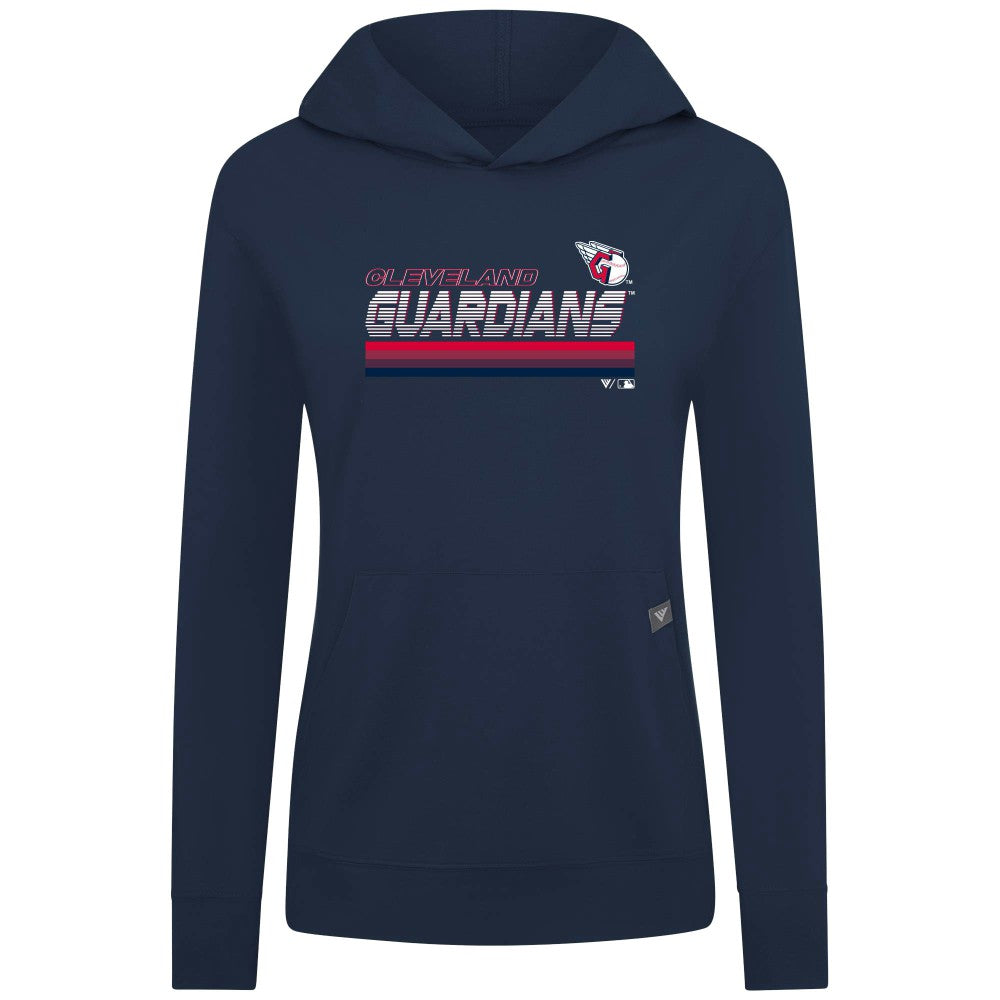 Cleveland Guardians Levelwear Women's Relay Breaker Pullover Hoodie - MLB Hoodies