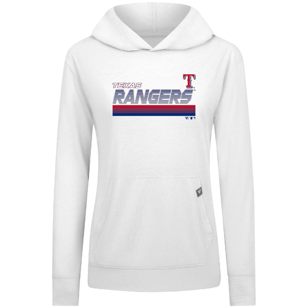 Texas Rangers Levelwear Women's Relay Breaker Pullover Hoodie - MLB Hoodies