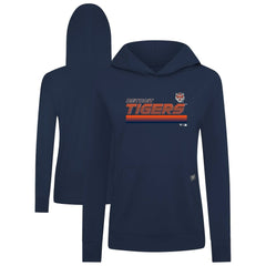 Detroit Tigers Levelwear Women's Relay Breaker Pullover Hoodie - MLB Hoodies