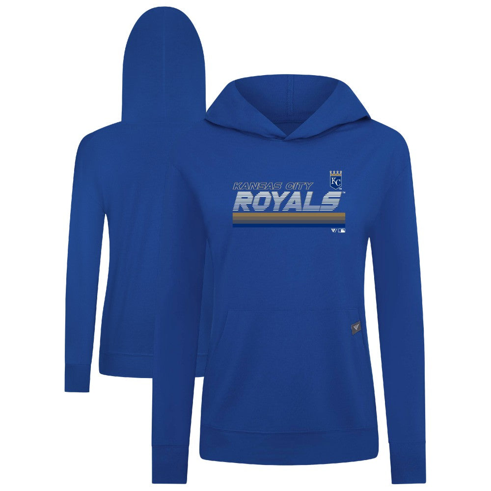 Kansas City Royals Levelwear Women's Relay Breaker Pullover Hoodie - MLB Hoodies
