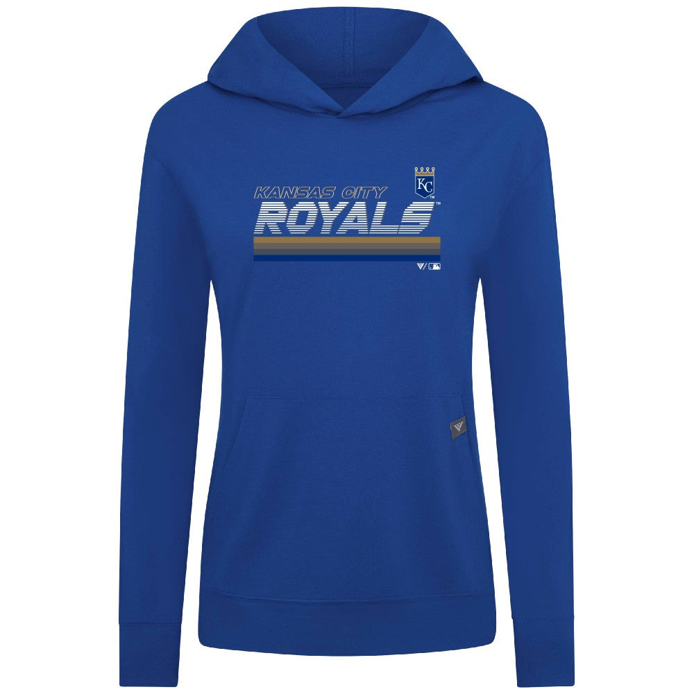 Kansas City Royals Levelwear Women's Relay Breaker Pullover Hoodie - MLB Hoodies