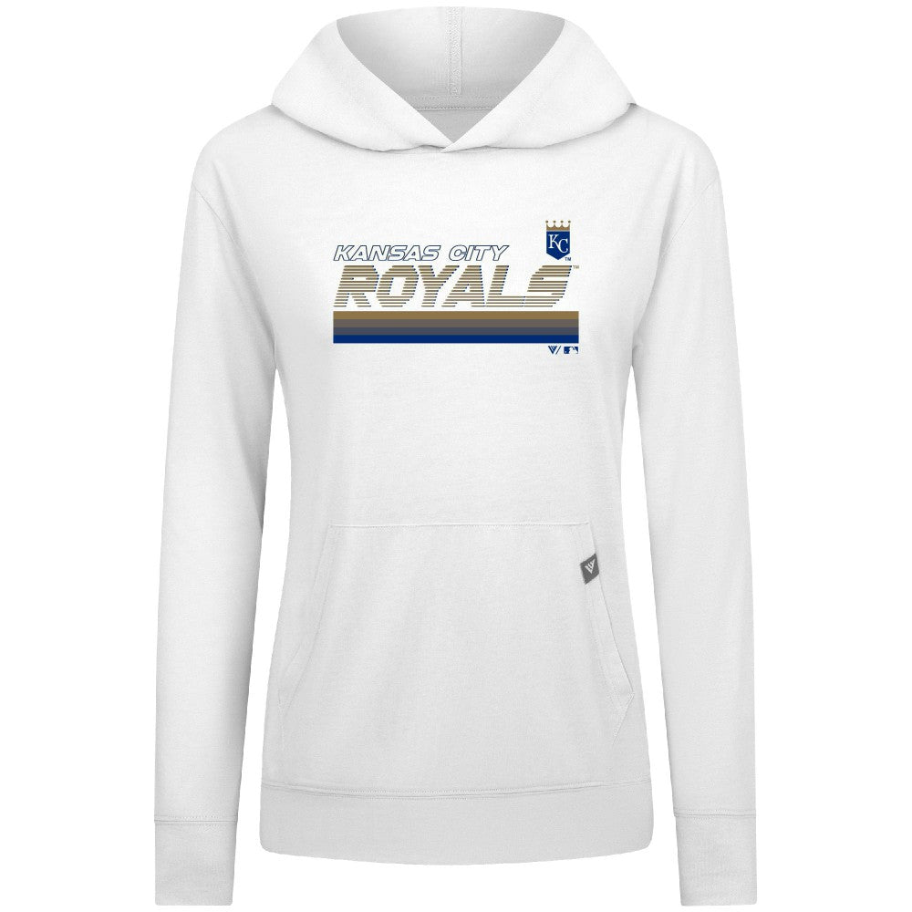 Kansas City Royals Levelwear Women's Relay Breaker Pullover Hoodie - MLB Hoodies