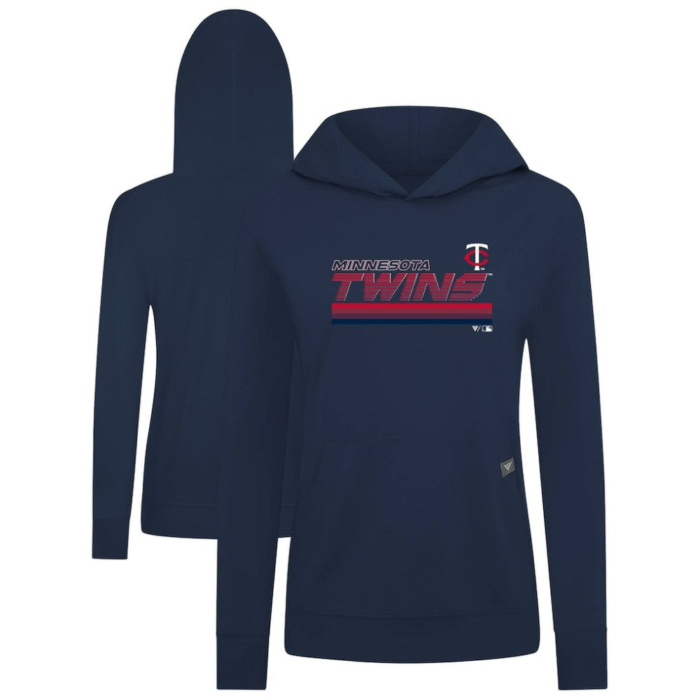 Minnesota Twins Levelwear Women's Relay Breaker Pullover Hoodie - MLB Hoodies