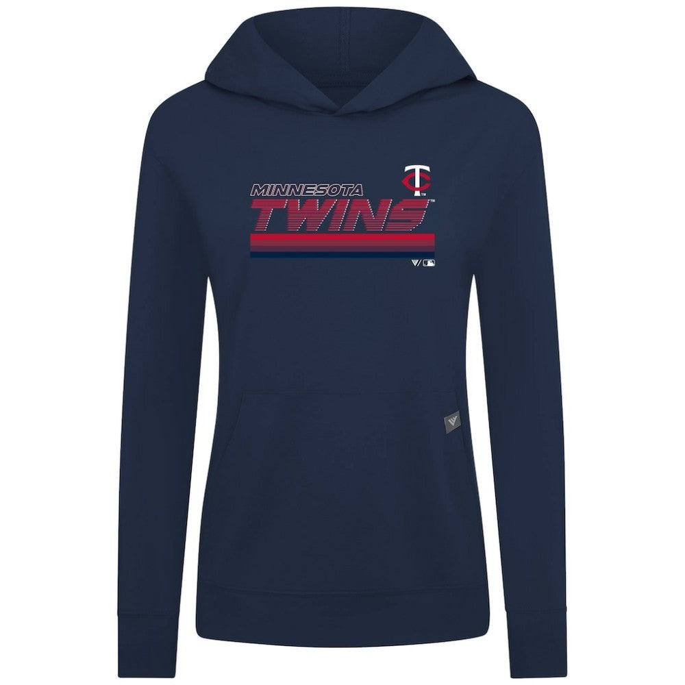 Minnesota Twins Levelwear Women's Relay Breaker Pullover Hoodie - MLB Hoodies