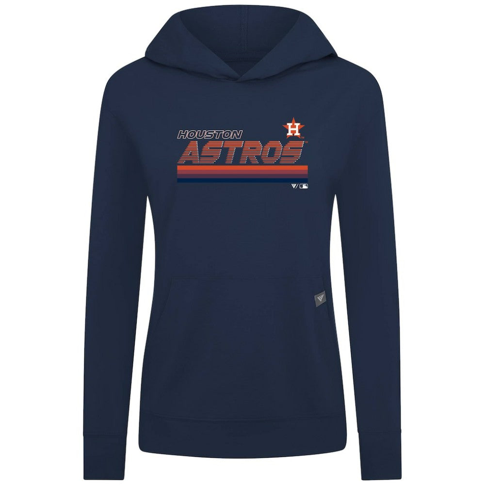 Houston Astros Levelwear Women's Relay Breaker Pullover Hoodie - MLB Hoodies