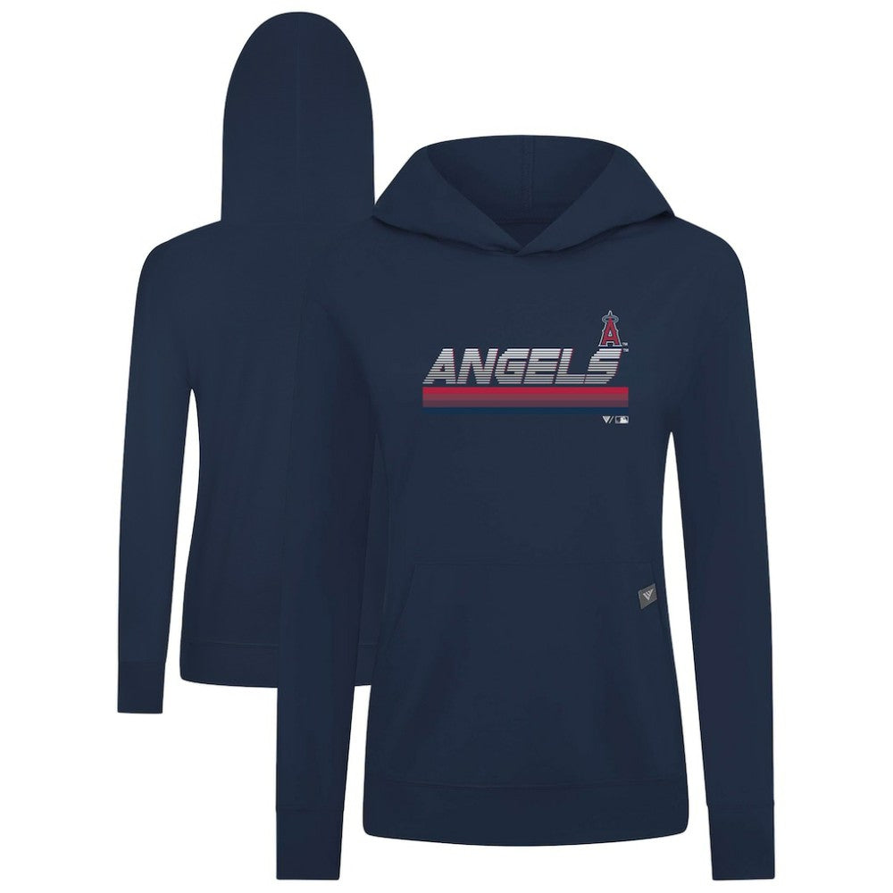 Los Angeles Angels Levelwear Women's Relay Breaker Pullover Hoodie - MLB Hoodies