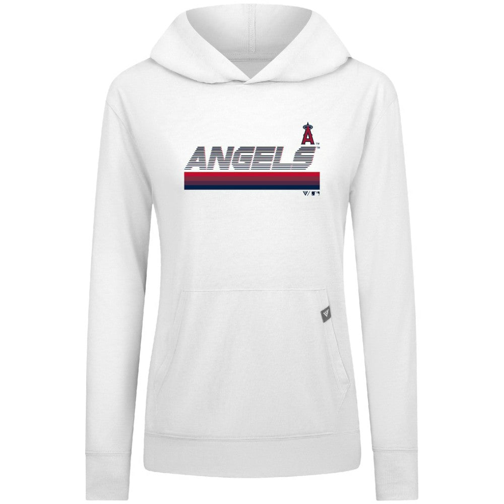 Los Angeles Angels Levelwear Women's Relay Breaker Pullover Hoodie - MLB Hoodies