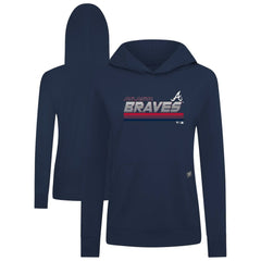 Atlanta Braves Levelwear Women's Relay Breaker Pullover Hoodie - MLB Hoodies