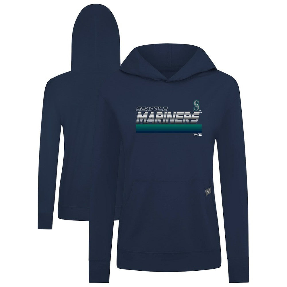 Seattle Mariners Levelwear Women's Relay Breaker Pullover Hoodie - MLB Hoodies