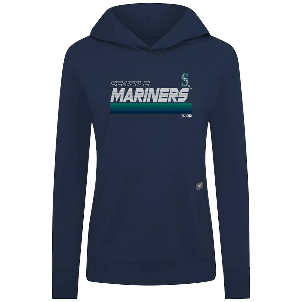 Seattle Mariners Levelwear Women's Relay Breaker Pullover Hoodie - MLB Hoodies