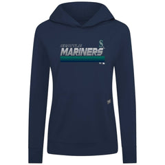 Seattle Mariners Levelwear Women's Relay Breaker Pullover Hoodie - MLB Hoodies