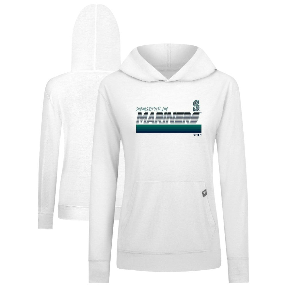 Seattle Mariners Levelwear Women's Relay Breaker Pullover Hoodie - MLB Hoodies