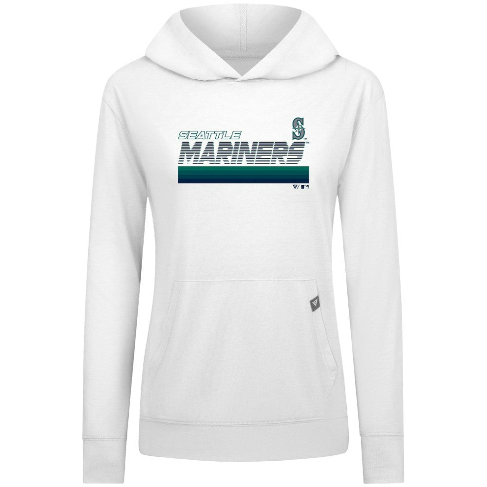 Seattle Mariners Levelwear Women's Relay Breaker Pullover Hoodie - MLB Hoodies