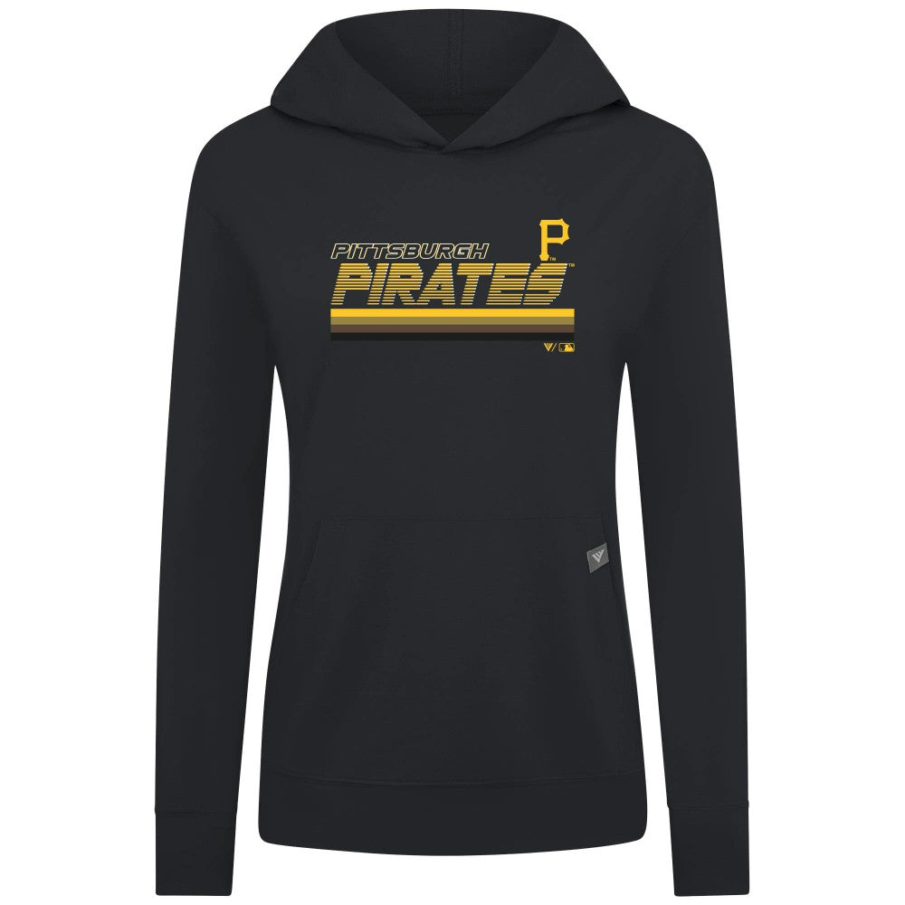 Pittsburgh Pirates Levelwear Women's Relay Breaker Pullover Hoodie - MLB Hoodies
