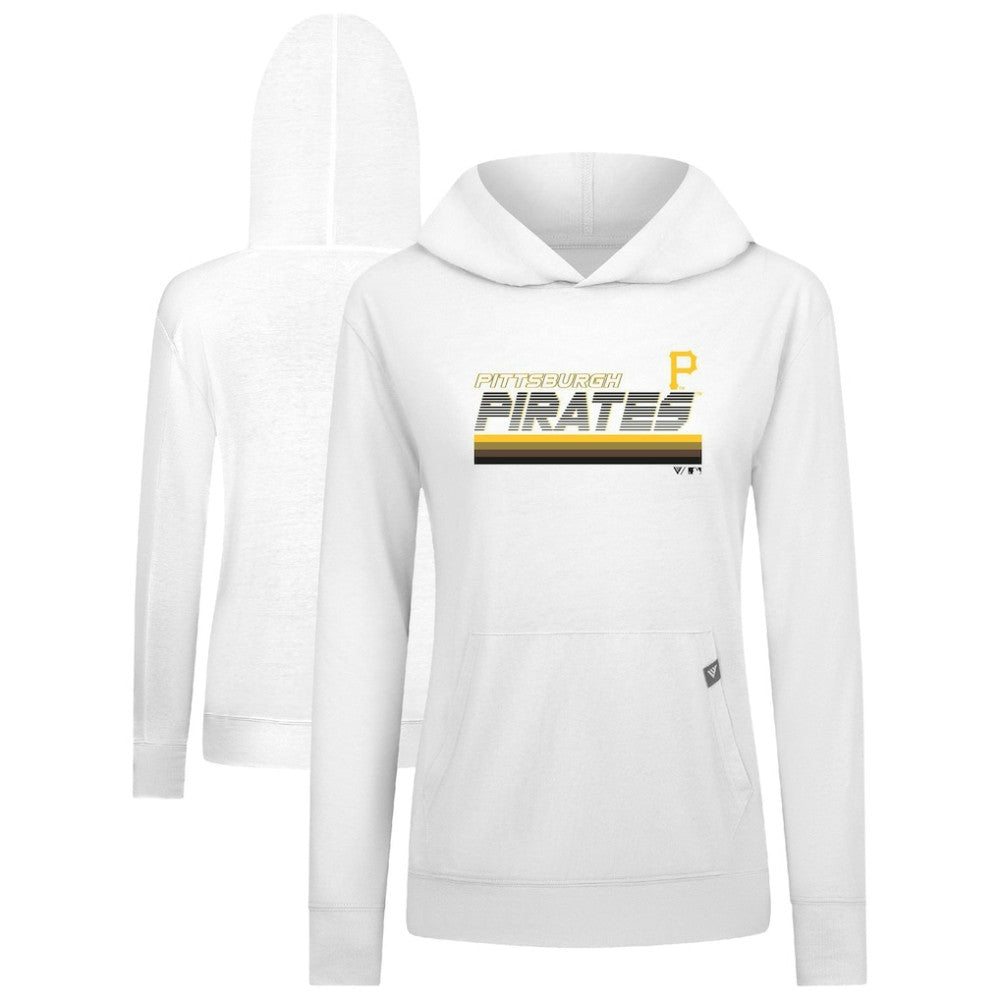 Pittsburgh Pirates Levelwear Women's Relay Breaker Pullover Hoodie - MLB Hoodies