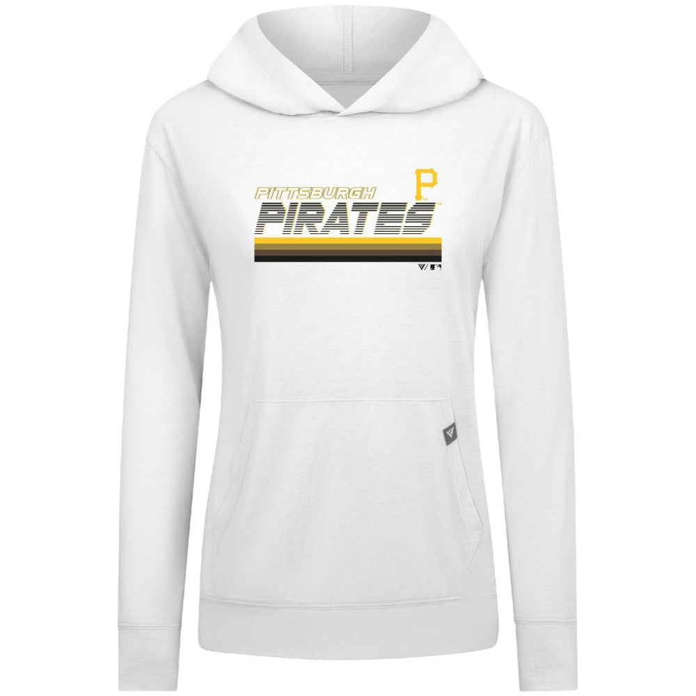 Pittsburgh Pirates Levelwear Women's Relay Breaker Pullover Hoodie - MLB Hoodies