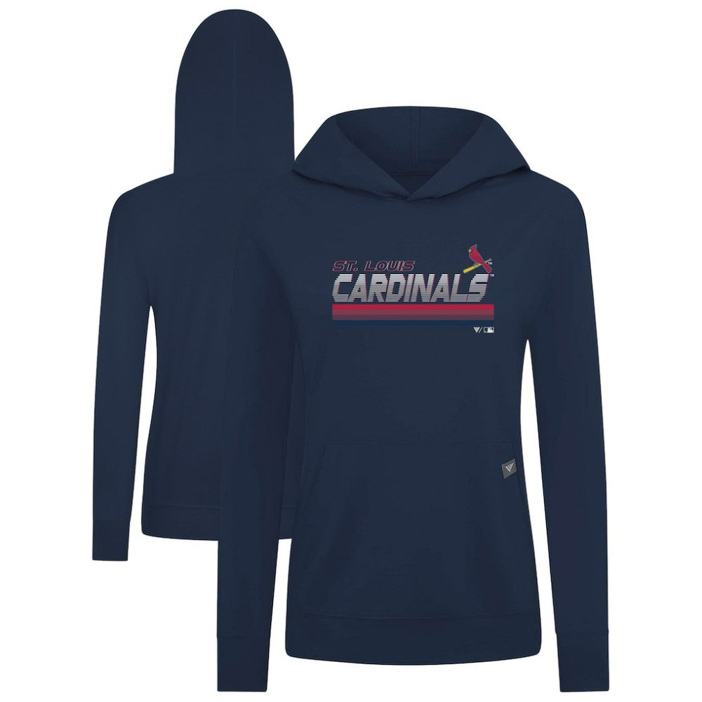 St. Louis Cardinals Levelwear Women's Relay Breaker Pullover Hoodie - MLB Hoodies