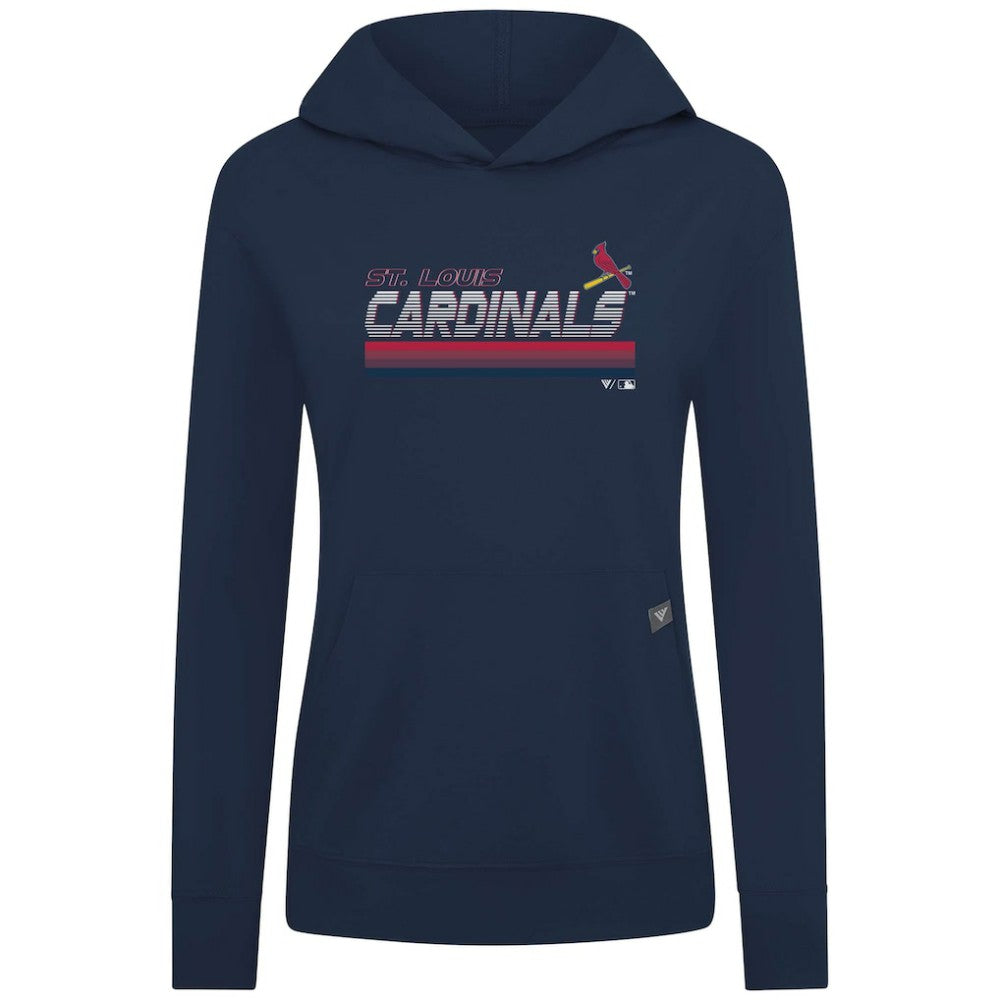 St. Louis Cardinals Levelwear Women's Relay Breaker Pullover Hoodie - MLB Hoodies