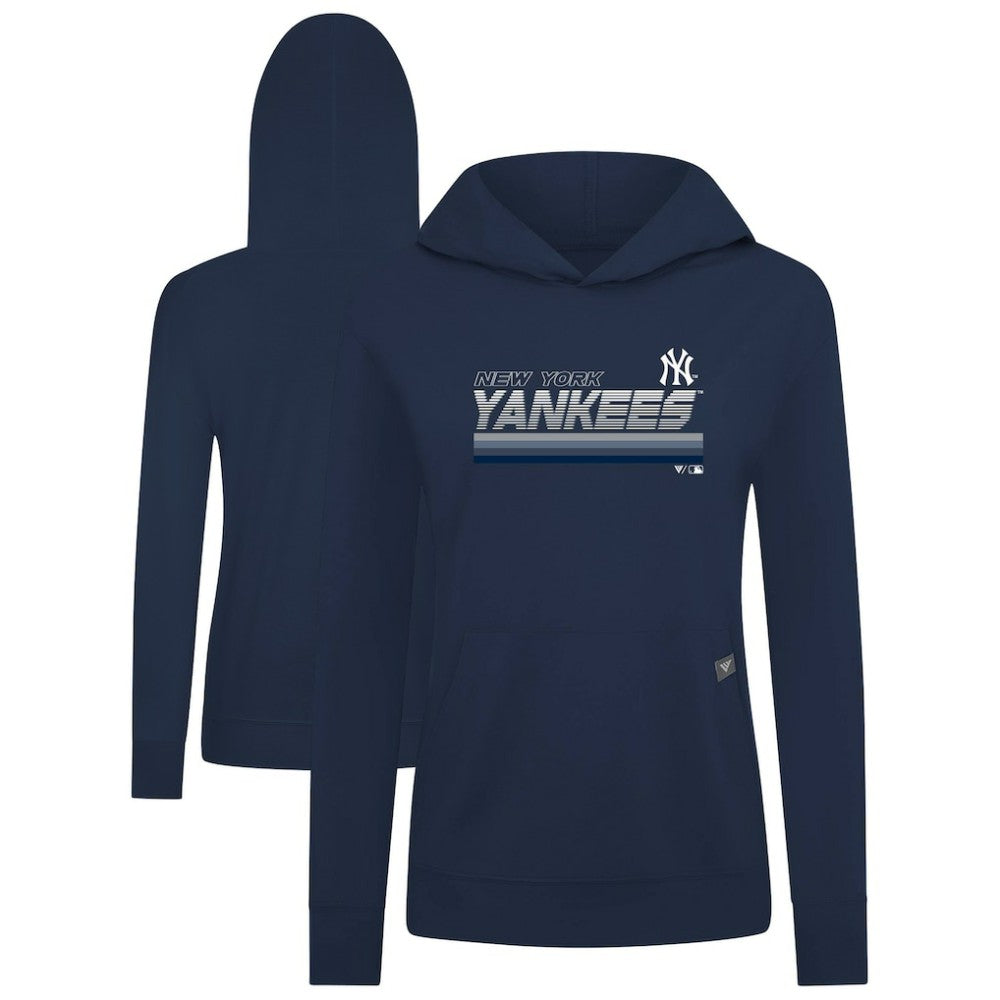New York Yankees Levelwear Women's Relay Breaker Pullover Hoodie - MLB Hoodies