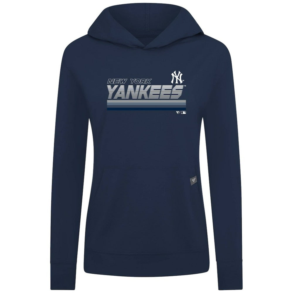 New York Yankees Levelwear Women's Relay Breaker Pullover Hoodie - MLB Hoodies