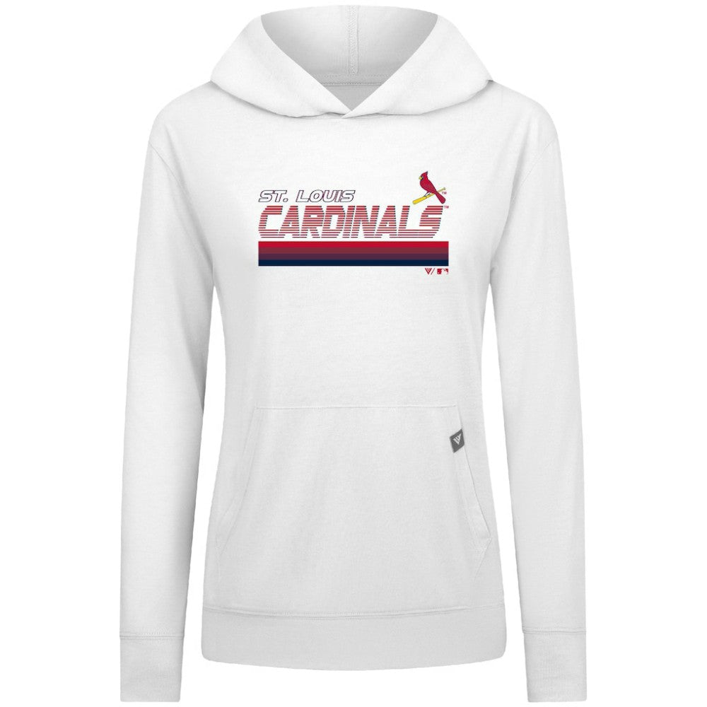 St. Louis Cardinals Levelwear Women's Relay Breaker Pullover Hoodie - MLB Hoodies