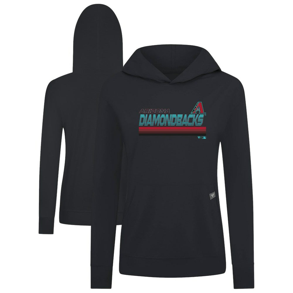 Arizona Diamondbacks Levelwear Women's Relay Breaker Pullover Hoodie - MLB Hoodies