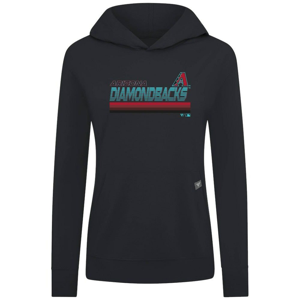 Arizona Diamondbacks Levelwear Women's Relay Breaker Pullover Hoodie - MLB Hoodies
