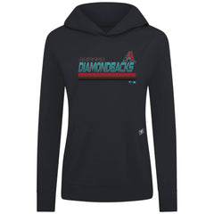 Arizona Diamondbacks Levelwear Women's Relay Breaker Pullover Hoodie - MLB Hoodies