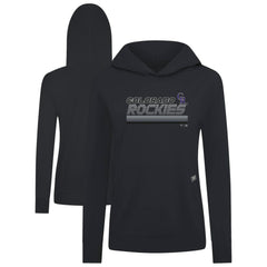 Colorado Rockies Levelwear Women's Relay Breaker Pullover Hoodie - MLB Hoodies