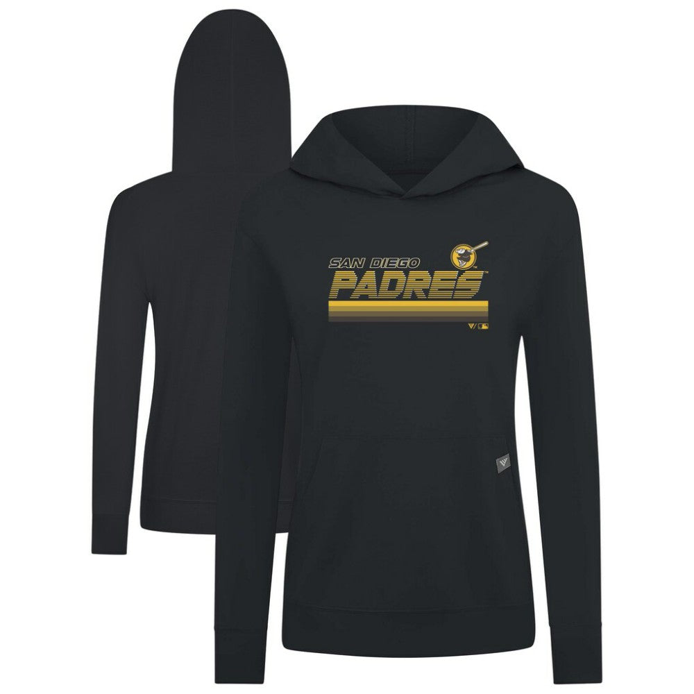 San Diego Padres Levelwear Women's Relay Breaker Pullover Hoodie - MLB Hoodies