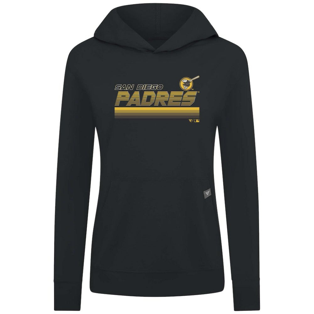 San Diego Padres Levelwear Women's Relay Breaker Pullover Hoodie - MLB Hoodies