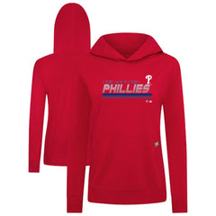 Philadelphia Phillies Levelwear Women's Relay Breaker Pullover Hoodie - MLB Hoodies